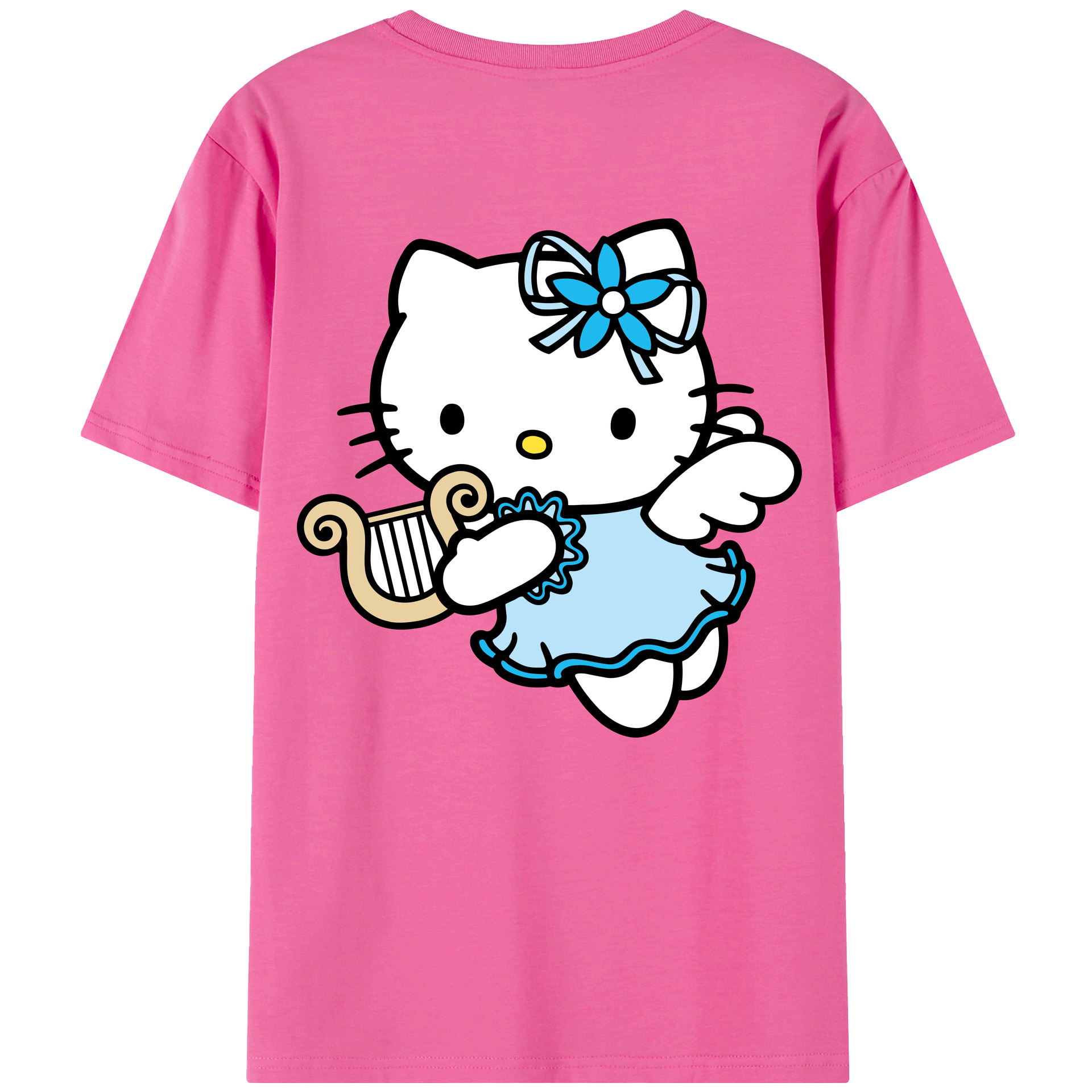 （画像用） Hello Kitty ハローキティ レディース半袖Tシャツ(バックプリント)